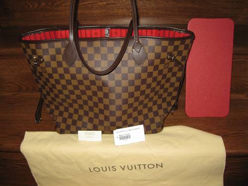 Louis Vuitton Damier Neverfull MM Bag Includes Everything Like New – 0