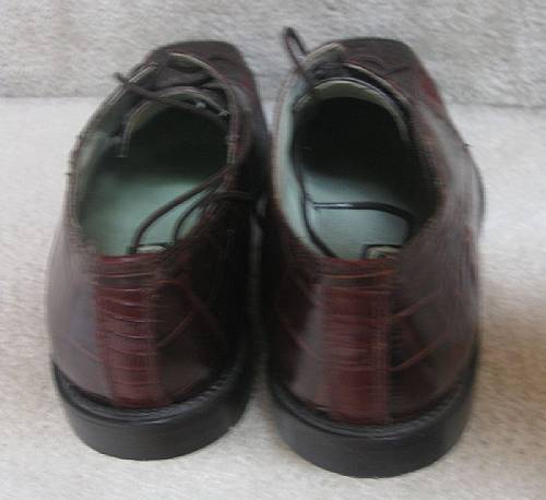 Stacy Adams Genuine Snake and Leather Mens Lace Up Shoes Size 9M Brown ...