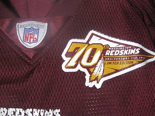NFL Washington Redskins 70th Anniversary Patrick Ramsey #11 Jersey XL ...