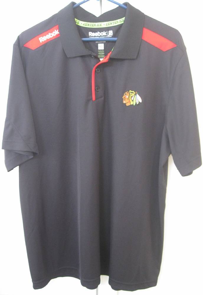 blackhawks golf shirt