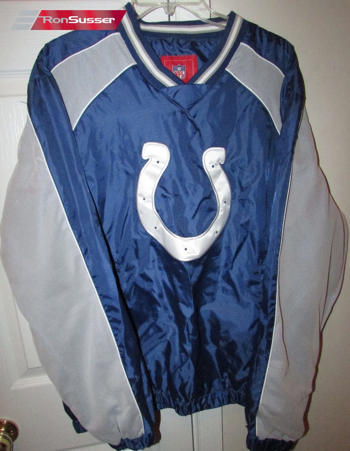 NFL Indianapolis Colts Football V-Neck Pullover Windshirt Adult Large ...