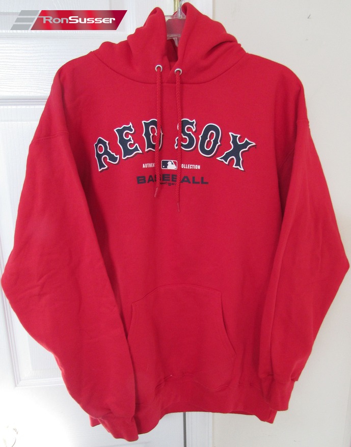 MLB Boston Red Sox Hoodie Red Sweatshirt Medium By Majestic – RonSusser.com
