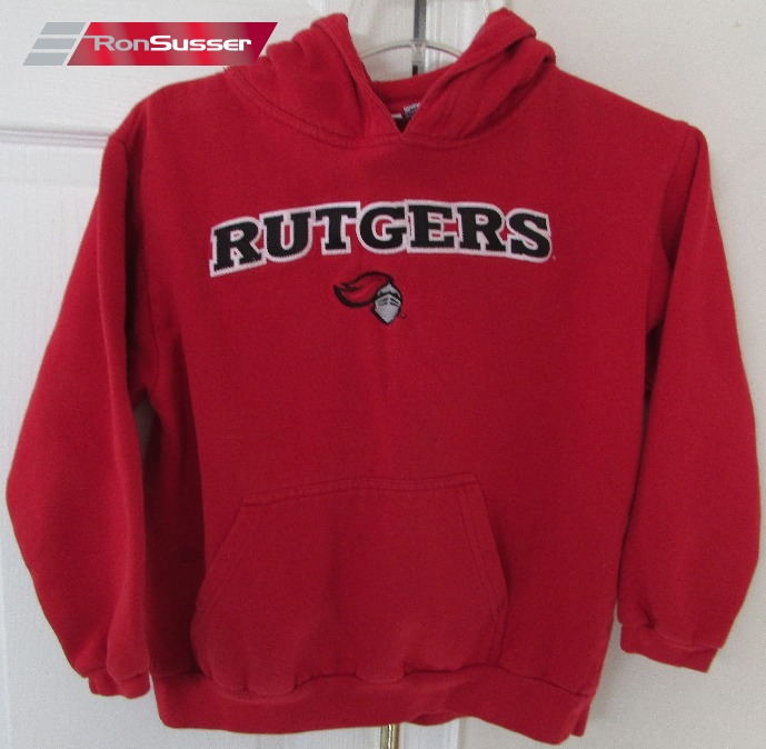 NCAA Rutgers Scarlet Knights Red Youth Hoodie Sweatshirt Youth Large ...