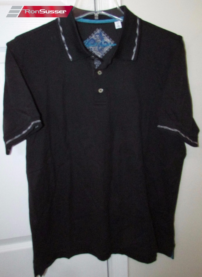 Robert Graham Men’s Donovans Reef Short-Sleeve Knit Polo Shirt Black ...