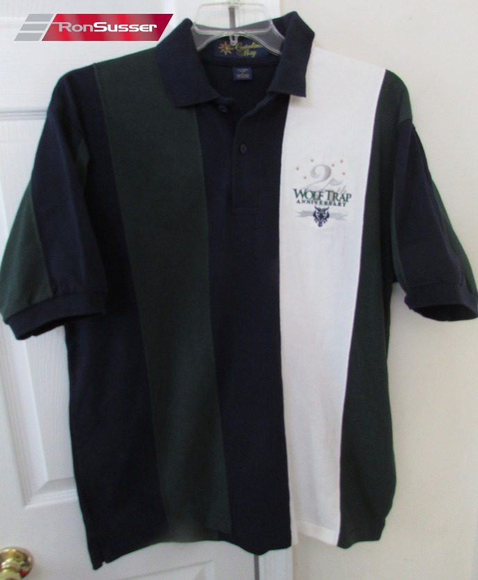 Wolf Trap 25th Anniversary Golf Polo Shirt Large EUC – RonSusser.com