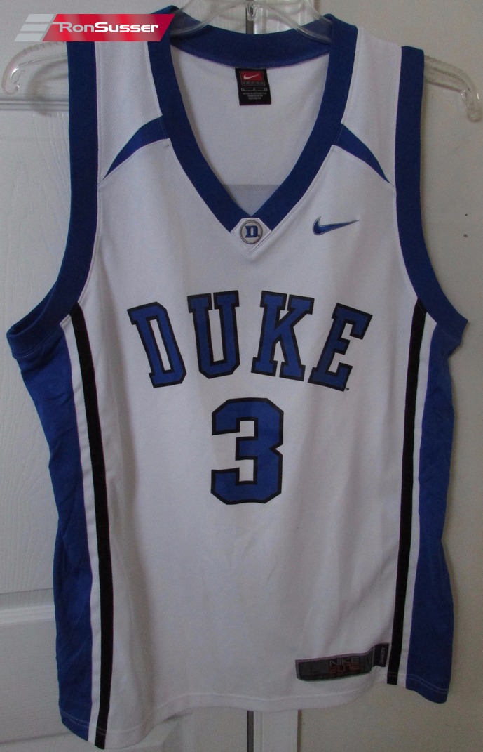 NCAA Duke Blue Devils Basketball Jersey #3 Large by Nike Elite –