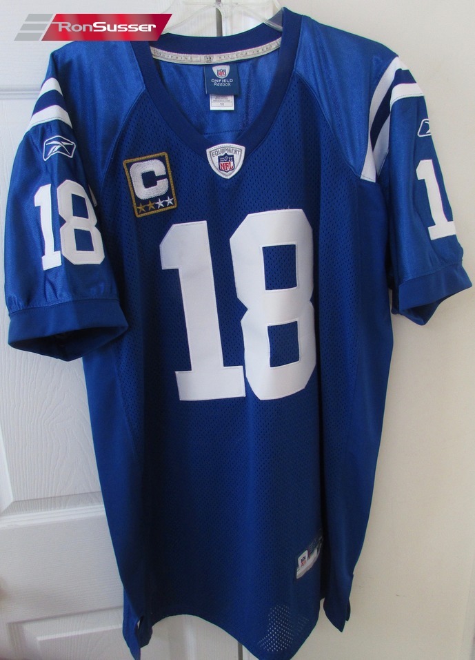 manning 18 colts jersey