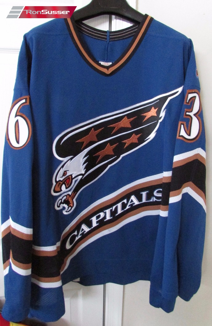 NHL Washington Capitals CCM Blue Jersey #36 Size 54 Very ...