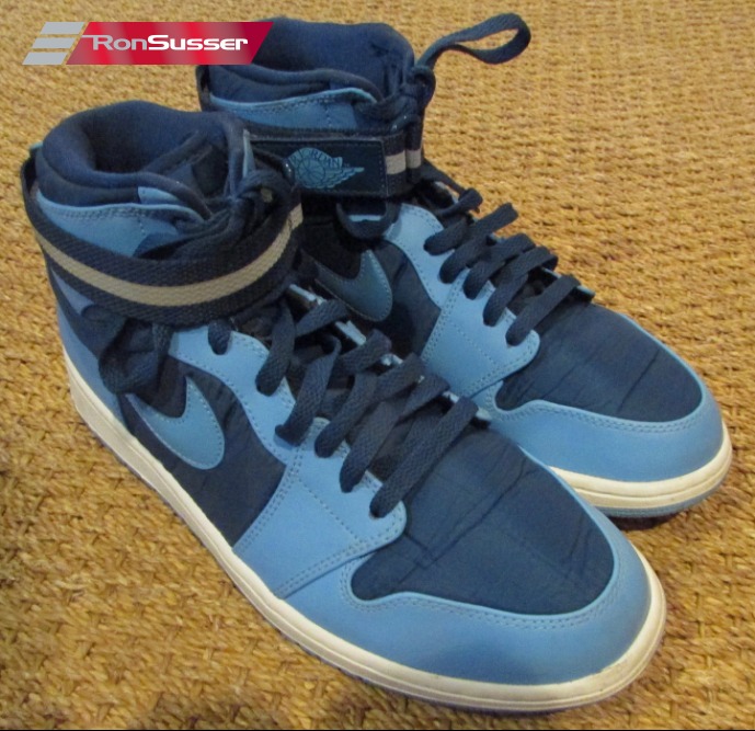 Nike Air Jordan 1 Strap High French University Blue Sz 10.5 #342132-407 ...