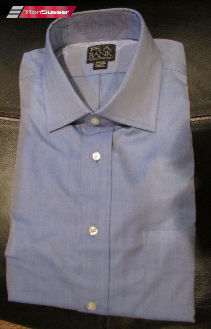 Joseph A. Bank Mens Blue Long Sleeve Dress Shirt 16.5/35 $59.50 Brand ...