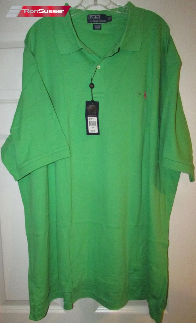 Polo Ralph Lauren Mens Short Sleeve Shirt 3XB Big Tall Green NWT $69 ...