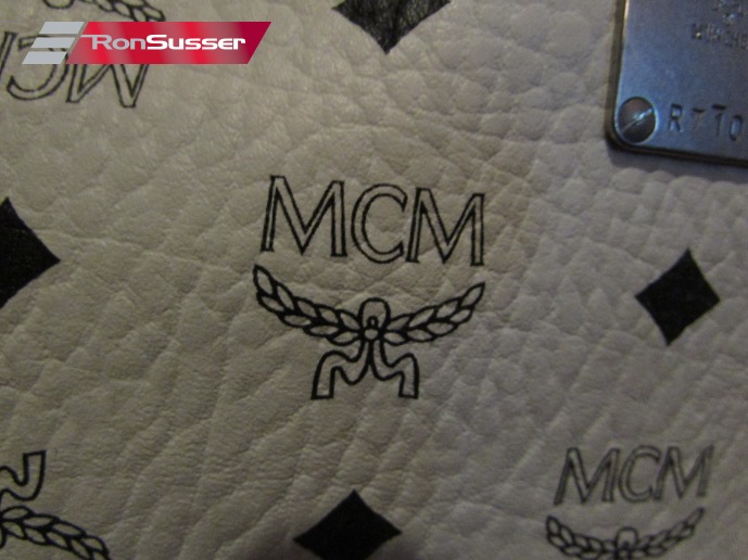 Authentic MCM White Medium Backpack EUC – RonSusser.com
