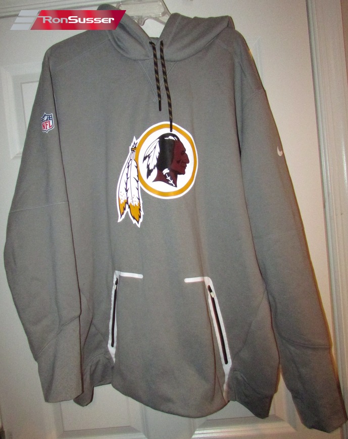 NFL Washington Redskins Team Issued Gray Hoodie Sweatshirt XL ...